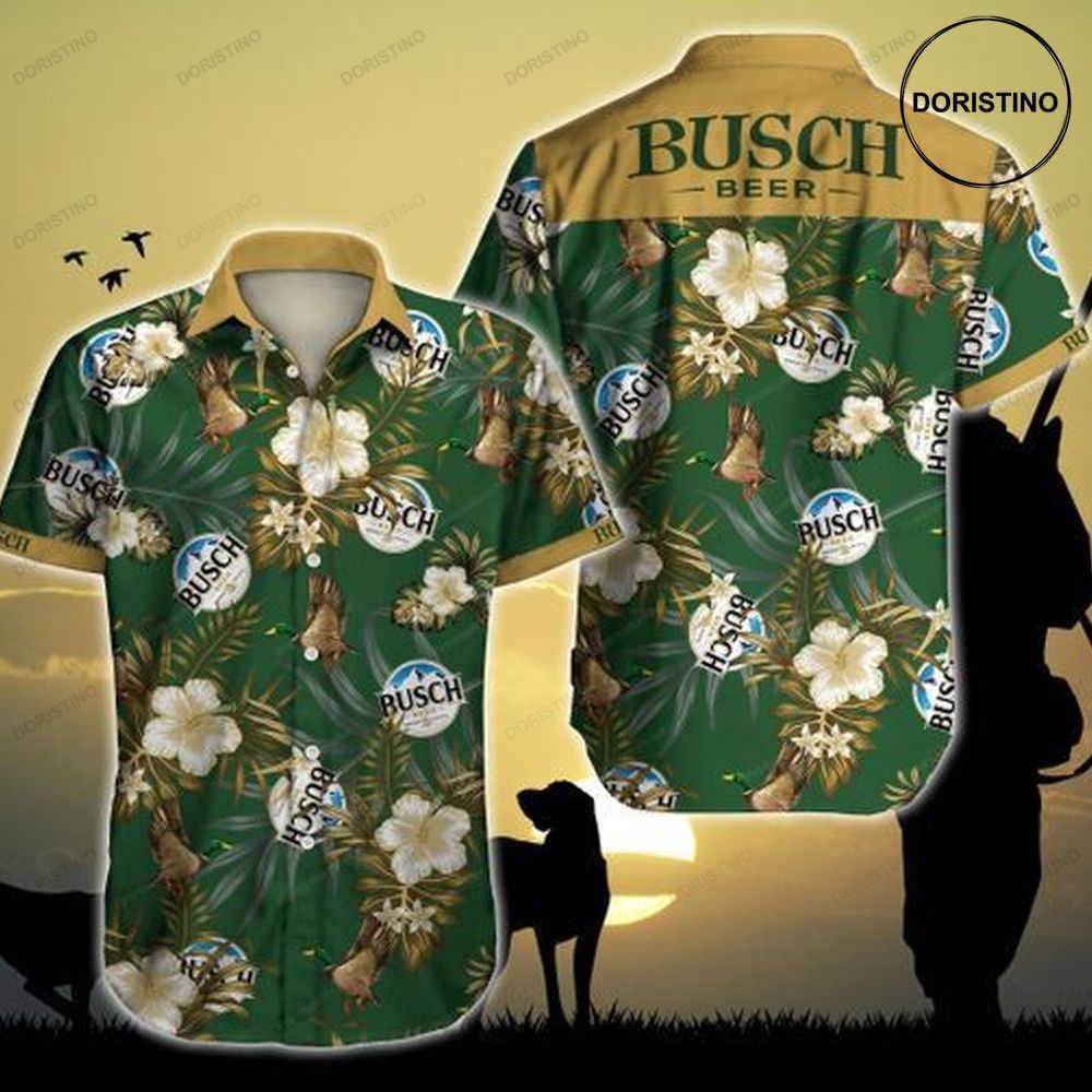 Busch Hunting Mallard Awesome Hawaiian Shirt