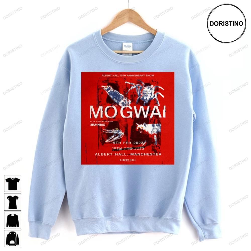 Albert Hall 10th Anniversary Show Mogwai Limited Edition T-shirts