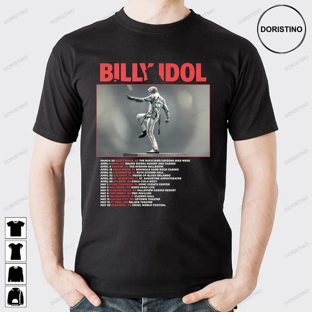 Billy Idol Dates Trending Style
