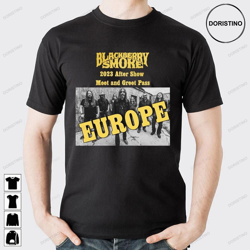 Black Bery Smoke After Show Meet And Greet Pass Limited Edition T-shirts