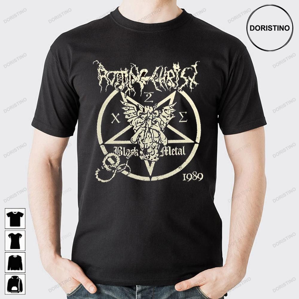 Black Metal Rotting Christ 1989 Limited Edition T-shirts