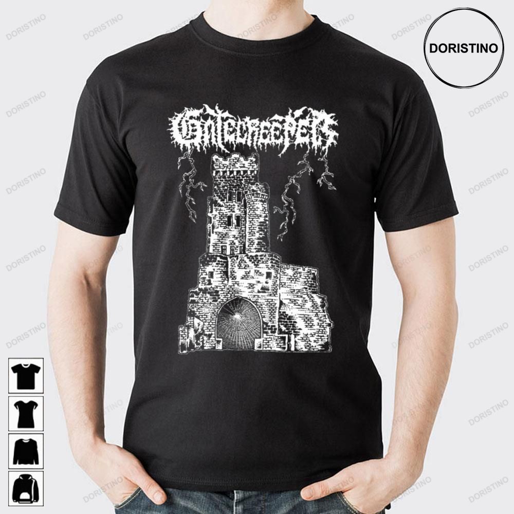 Black White Gatecreeper Death Metal Limited Edition T-shirts