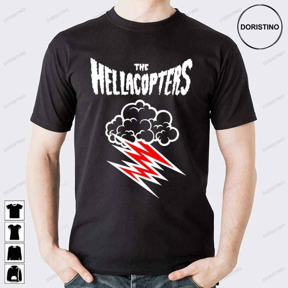 Camisa Hellacoptersa Rock Camiseta Manga Curta Awesome Shirts