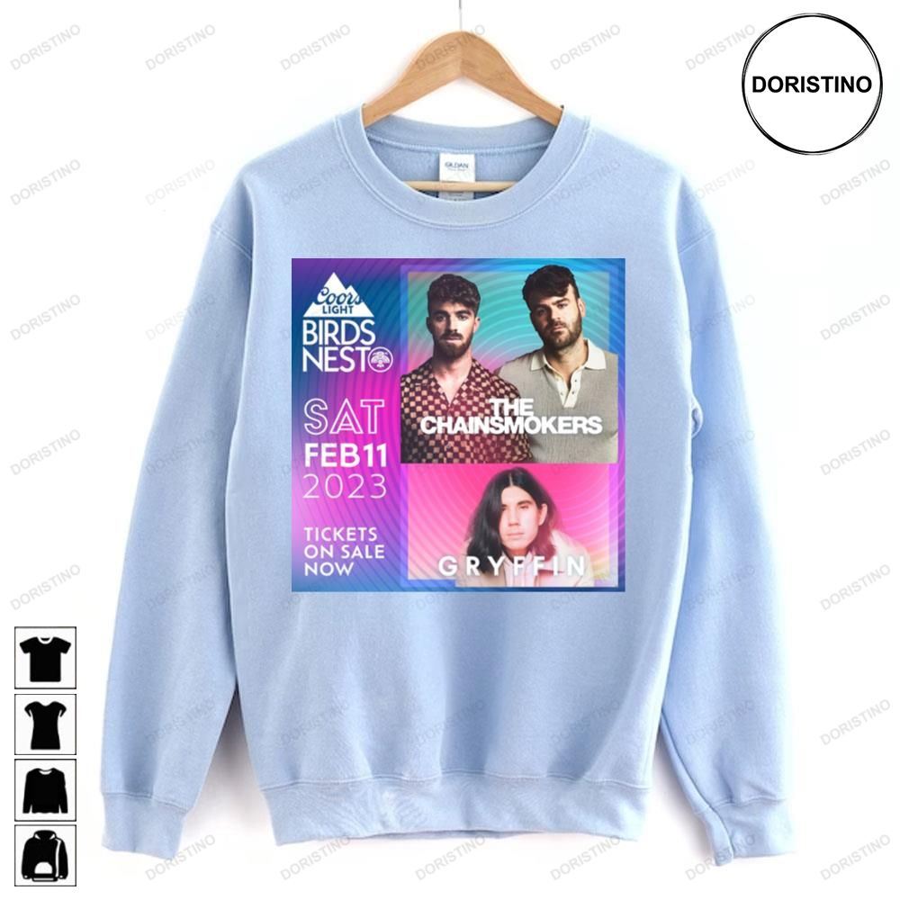 Coors Light Birds Nest The Chainsmokers Gryffin Limited Edition T-shirts