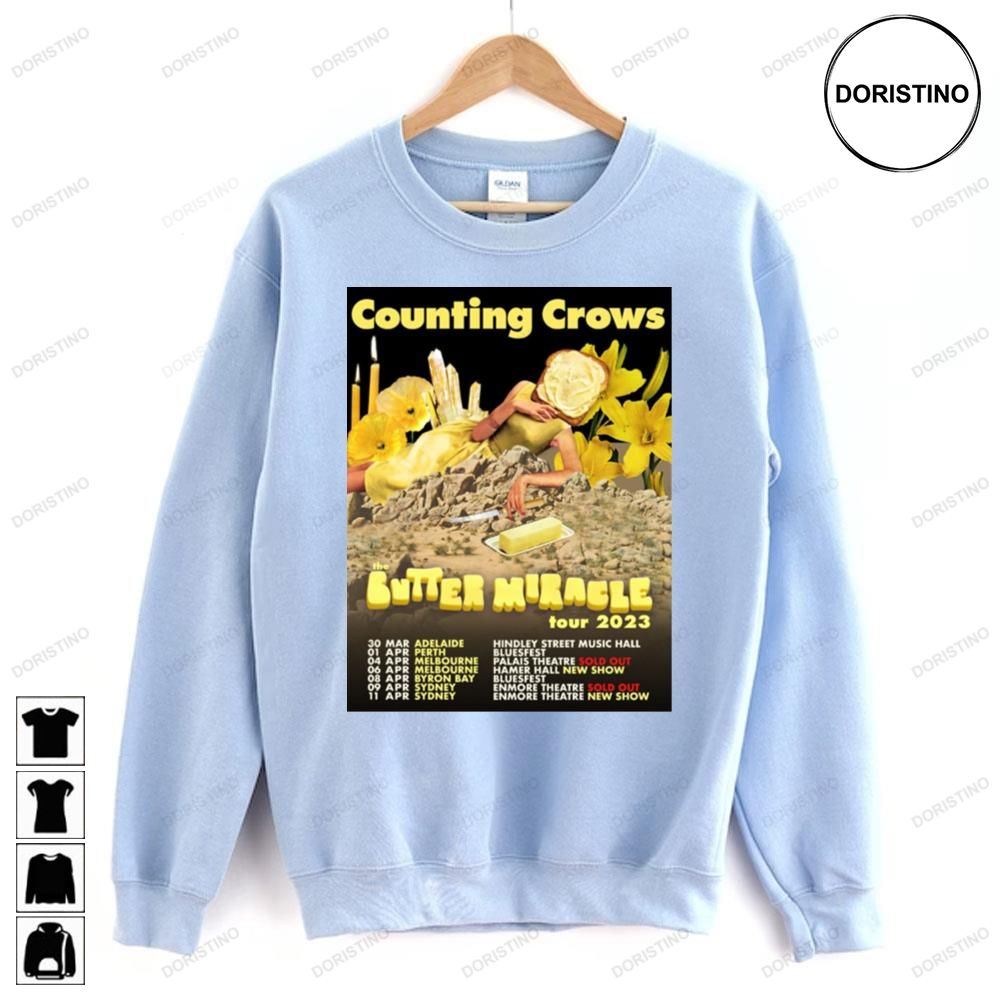 Counting Crows The Butter Miracle Dates Limited Edition T-shirts