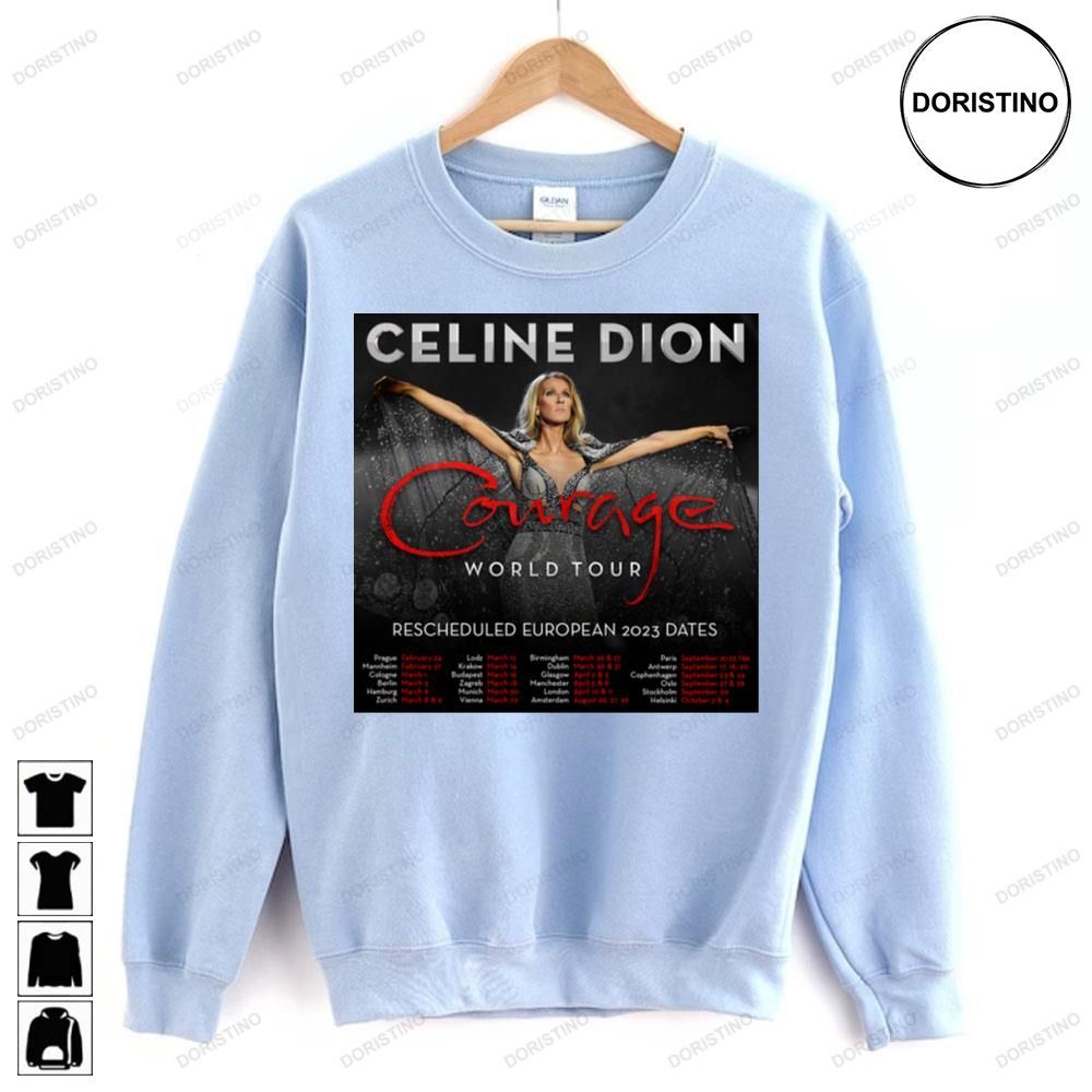 Courage World Dates Celine Dion Trending Style