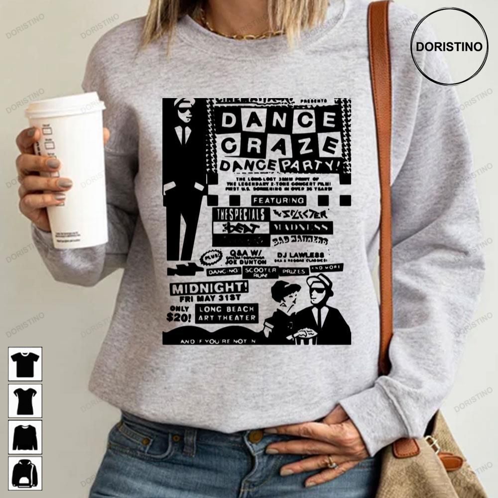 The Specials Dance Craze Dance Party Limited Edition T-shirts