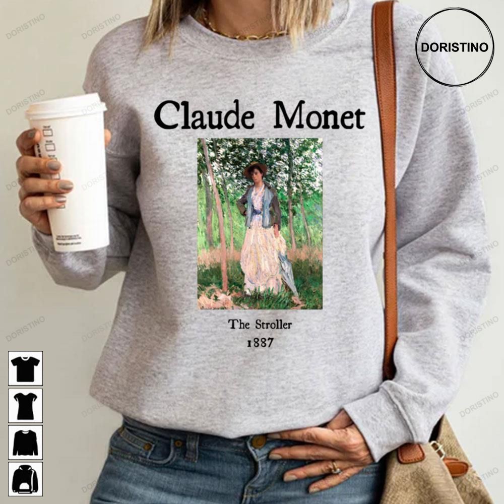 The Stroller By Claude Monet Limited Edition T-shirts