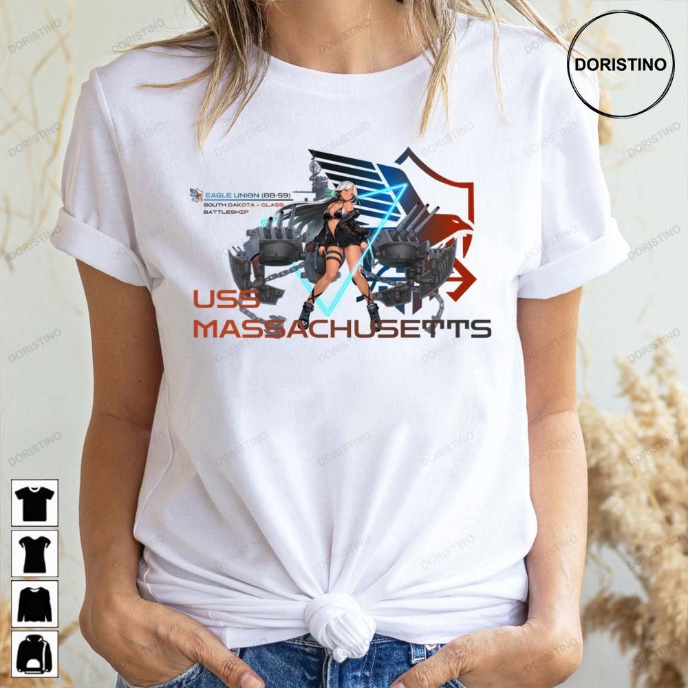 Uss Massachusetts Azur Lane Limited Edition T-shirts