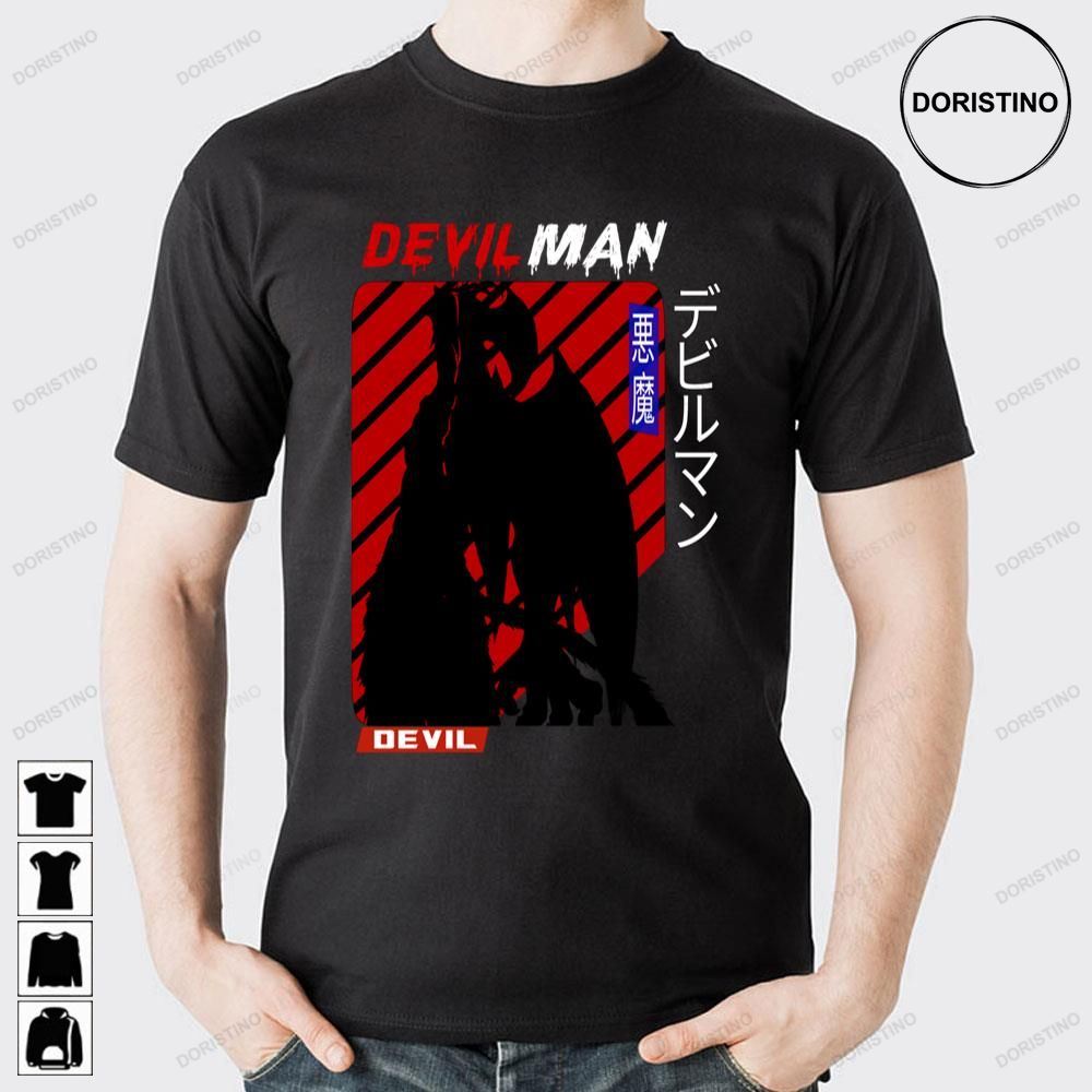 Vintage Devilman Crybaby Anime Design Trending Style