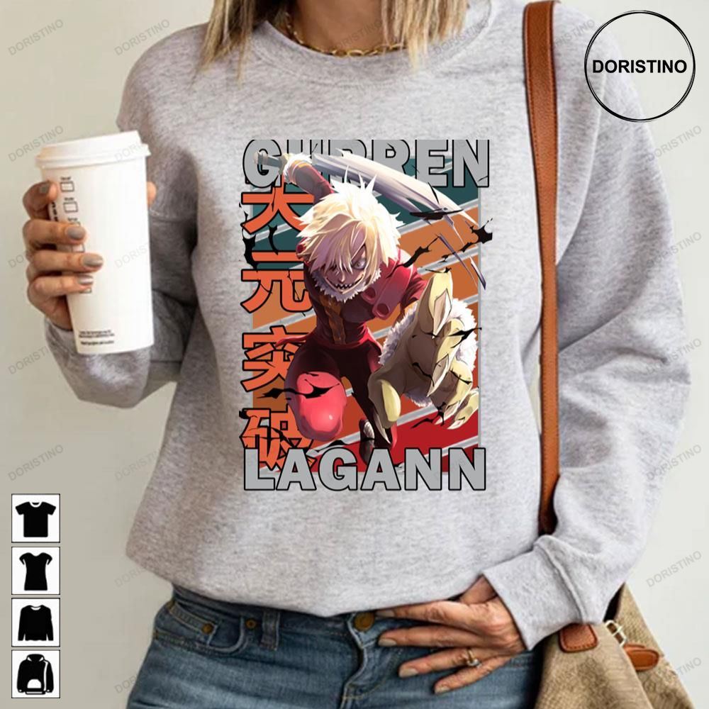 Viral Tengen Toppa Gurren Lagann Vintage Trending Style