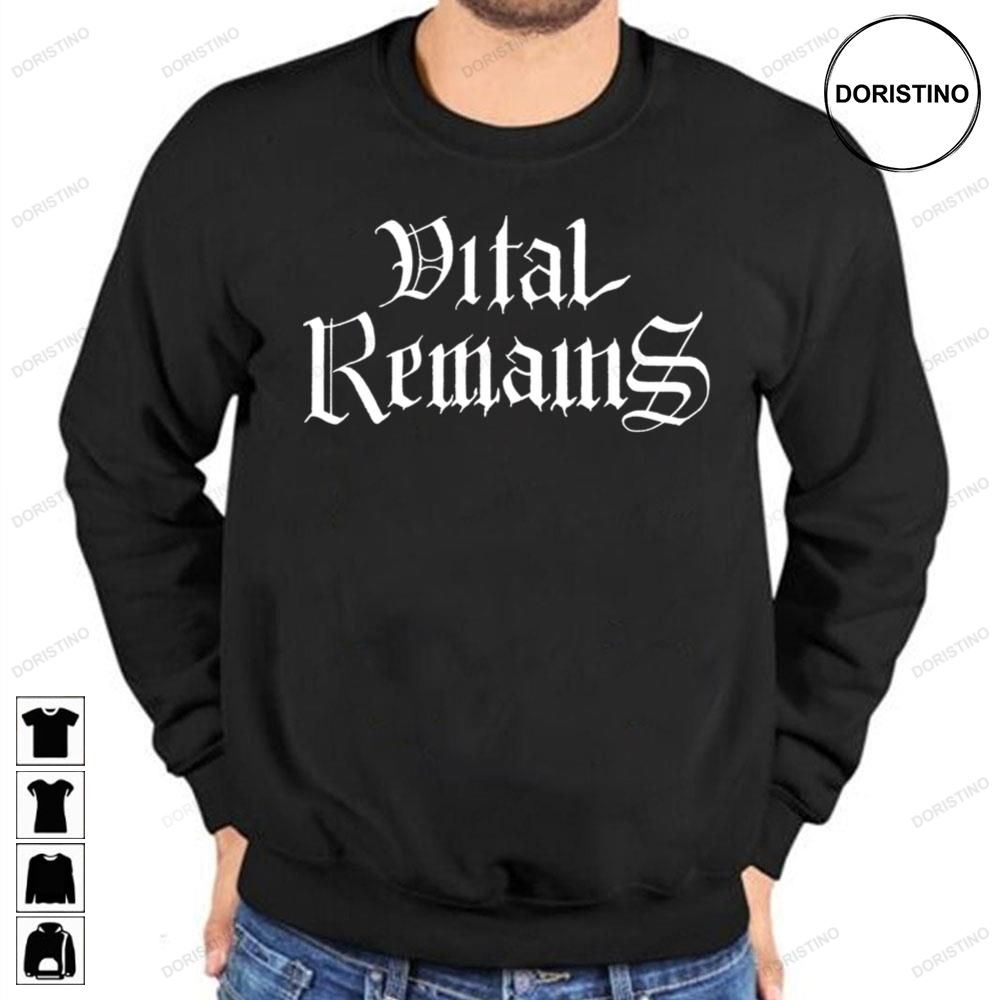 Vital Remains White Logo Limited Edition T-shirts