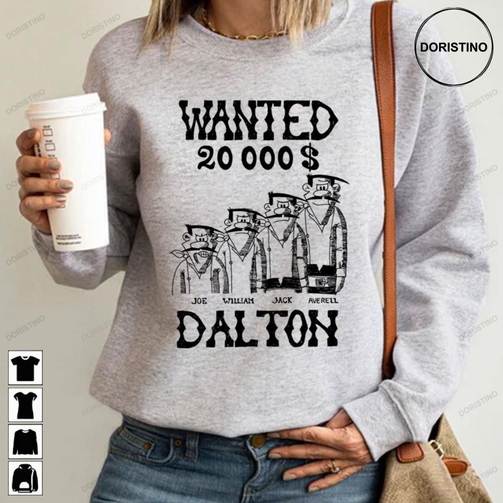 Wanted Dalton 20000 Lucky Luke Awesome Shirts