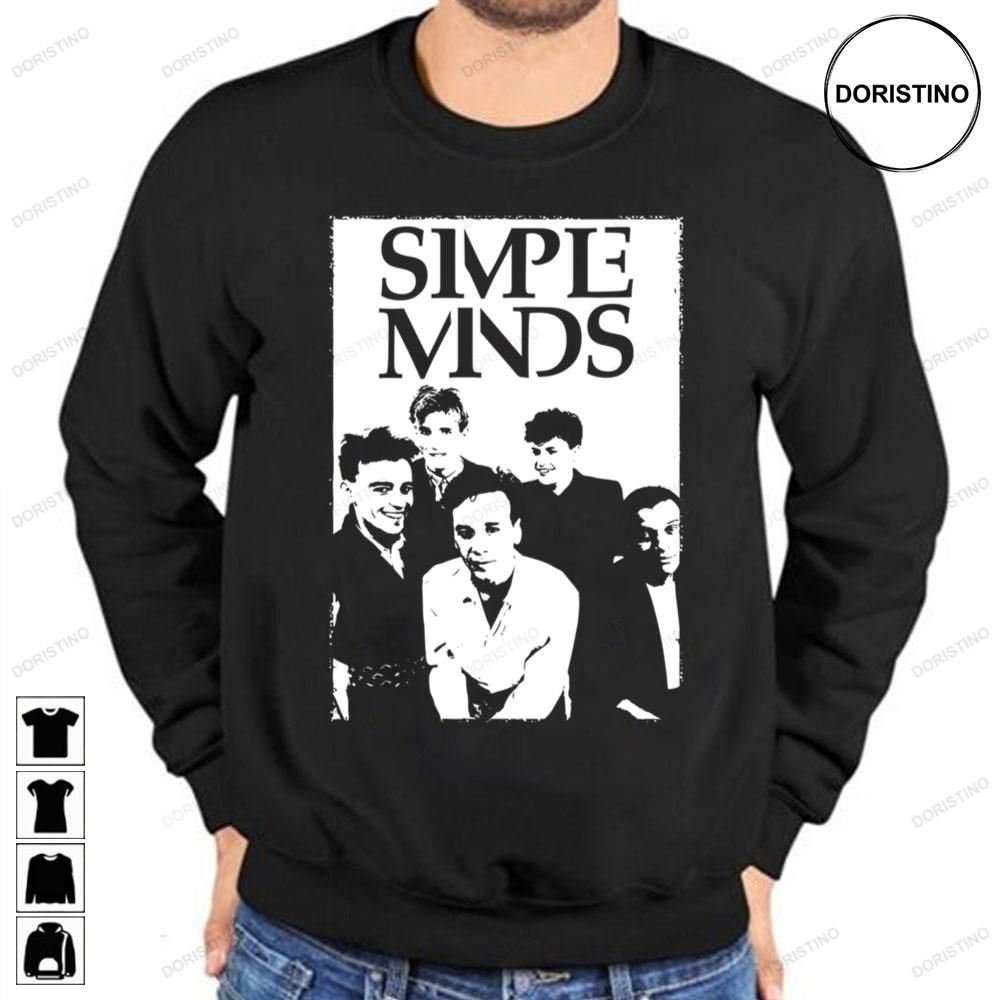 White Simple Minds Rock Trending Style