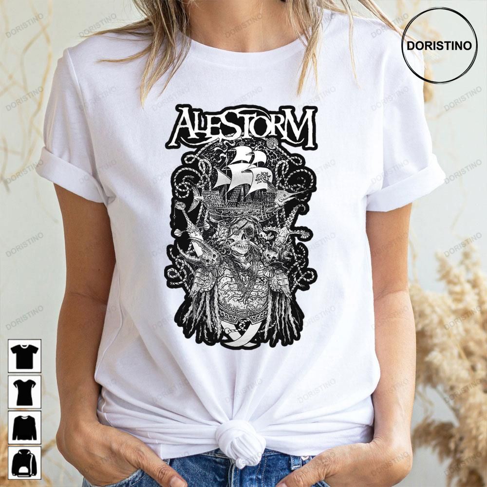 Whtie Design Alestorm Awesome Shirts