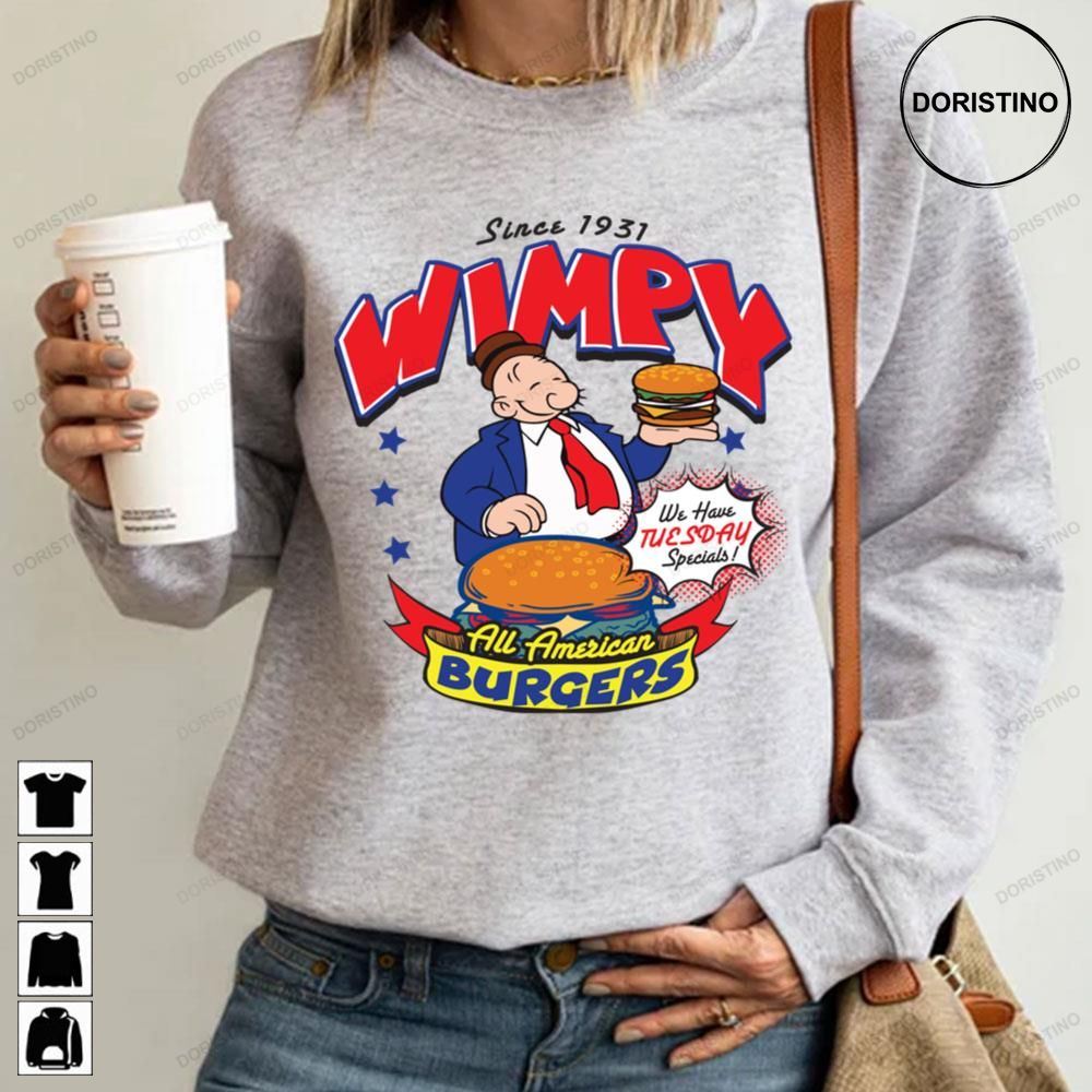 Wimpy Burgerall American Trending Style