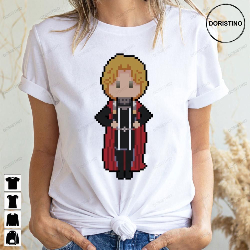 Wolfgang Mittermeyer Pixel Legend Of The Galactic Heroes Awesome Shirts