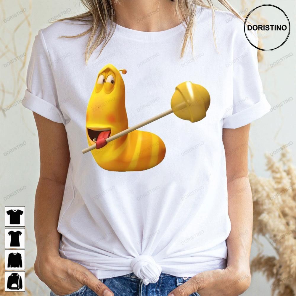 Yellow And Candy Larva Tuba Awesome Shirts