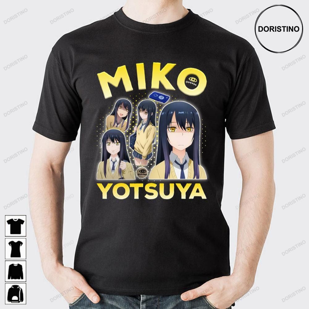 Yellow Vintage Mieruko Chan Miko Yotsuya Awesome Shirts