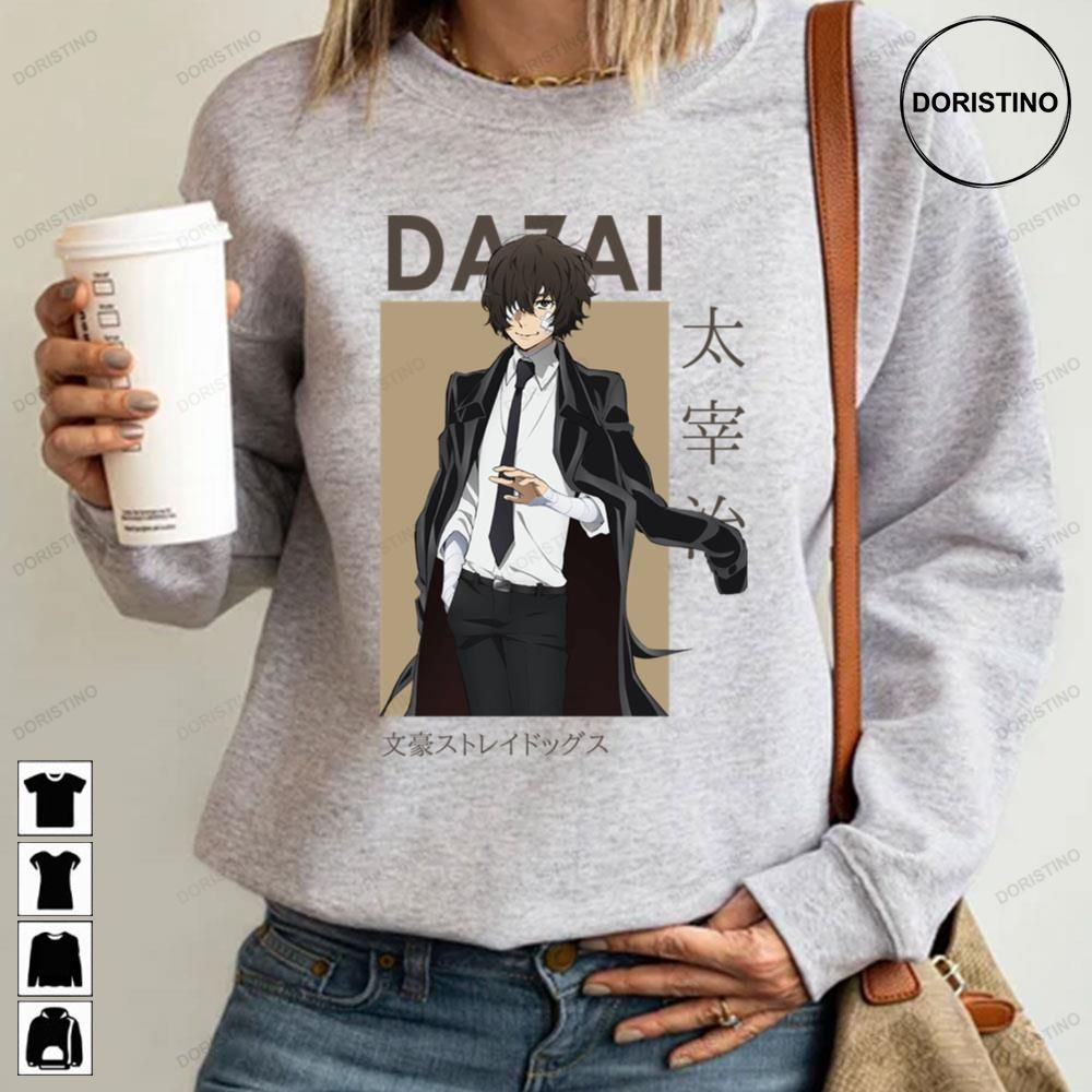 Young Osamu Dazai Bungou Stray Dogs Card Anime Graphic Limited Edition T-shirts