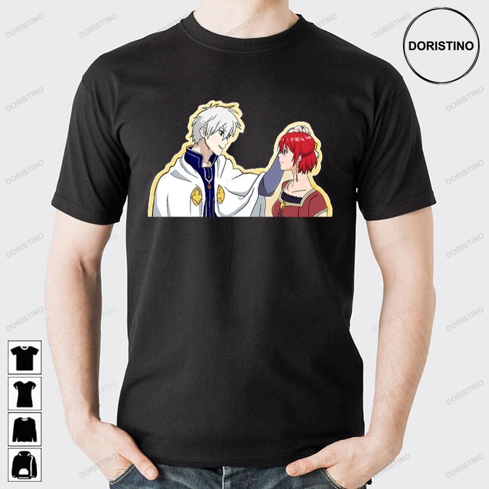 Zen And Shirayuki From Snow White With The Red Hair Graphic Awesome Shirts