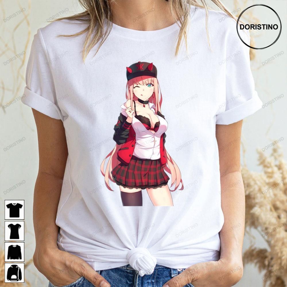 Zerotwo Darling In The Franxx Sexy Girl Limited Edition T-shirts