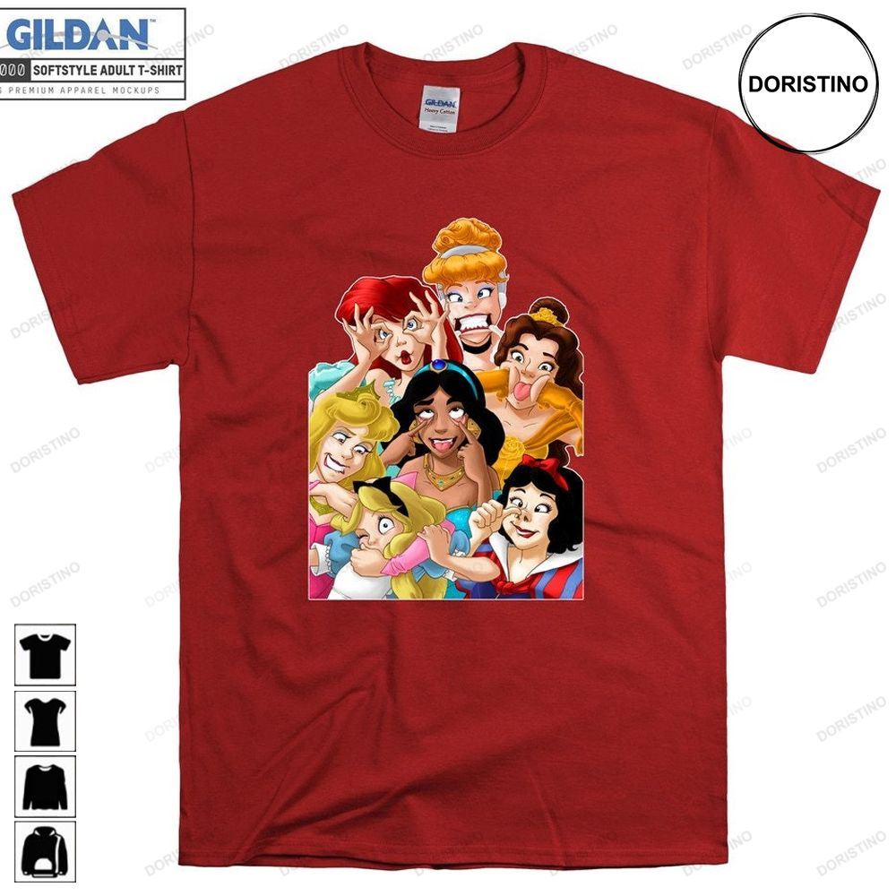 All Princess Cartoon Funny Limited Edition T-shirts
