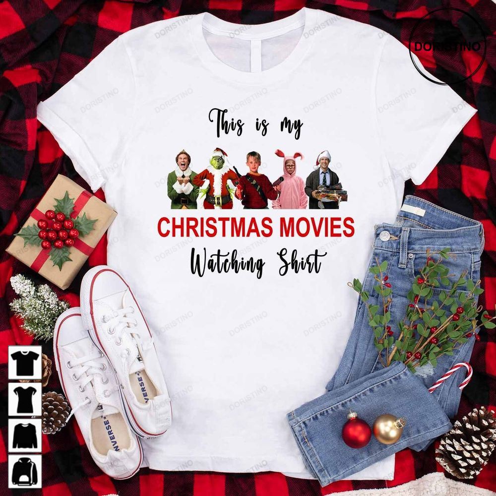 Christmas Movies 90s Movie Actors Vintage Xmas Awesome Shirts