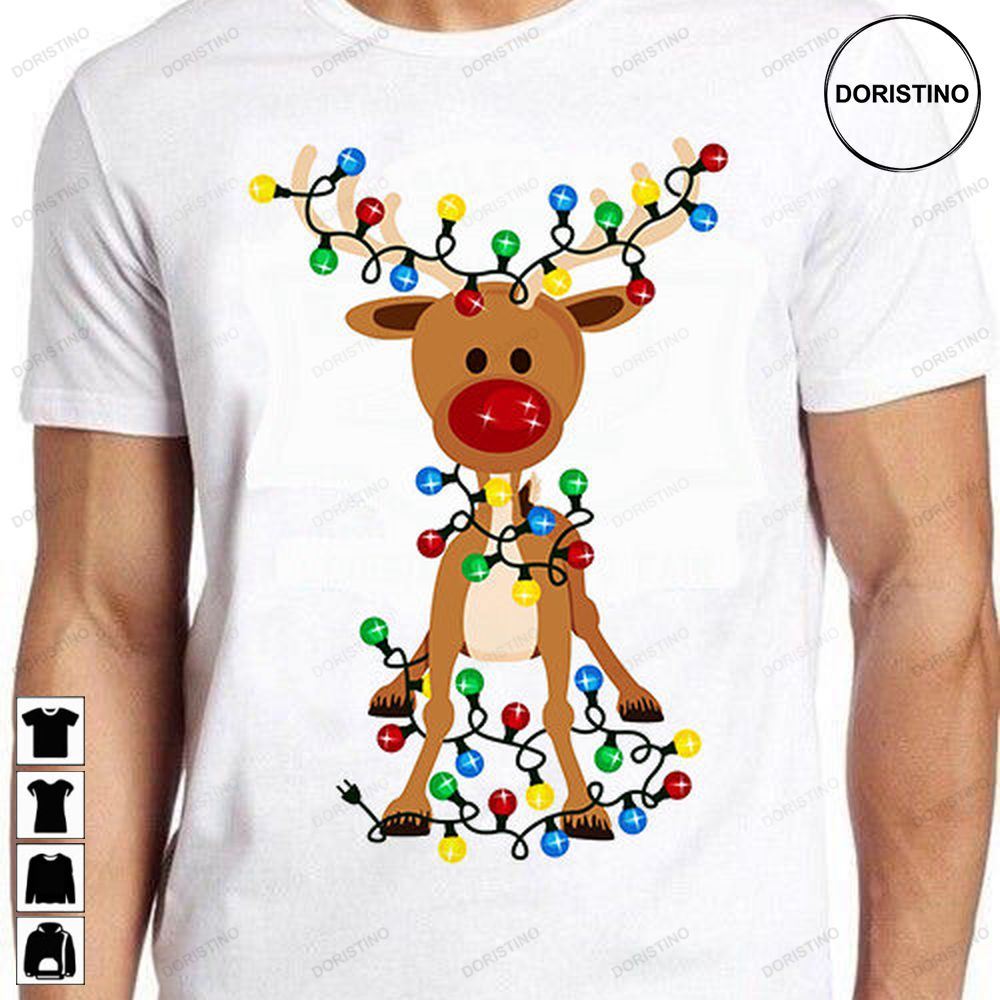 Christmas Reindeer Xmas Adorable Party Gift Man Woman Limited Edition T-shirts