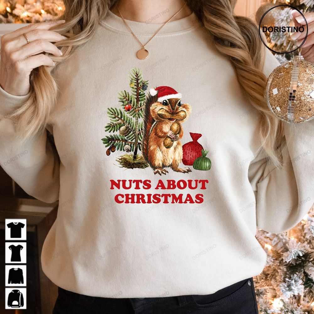 Christmas Squirrel Lights Christmas Nuts About Limited Edition T-shirts