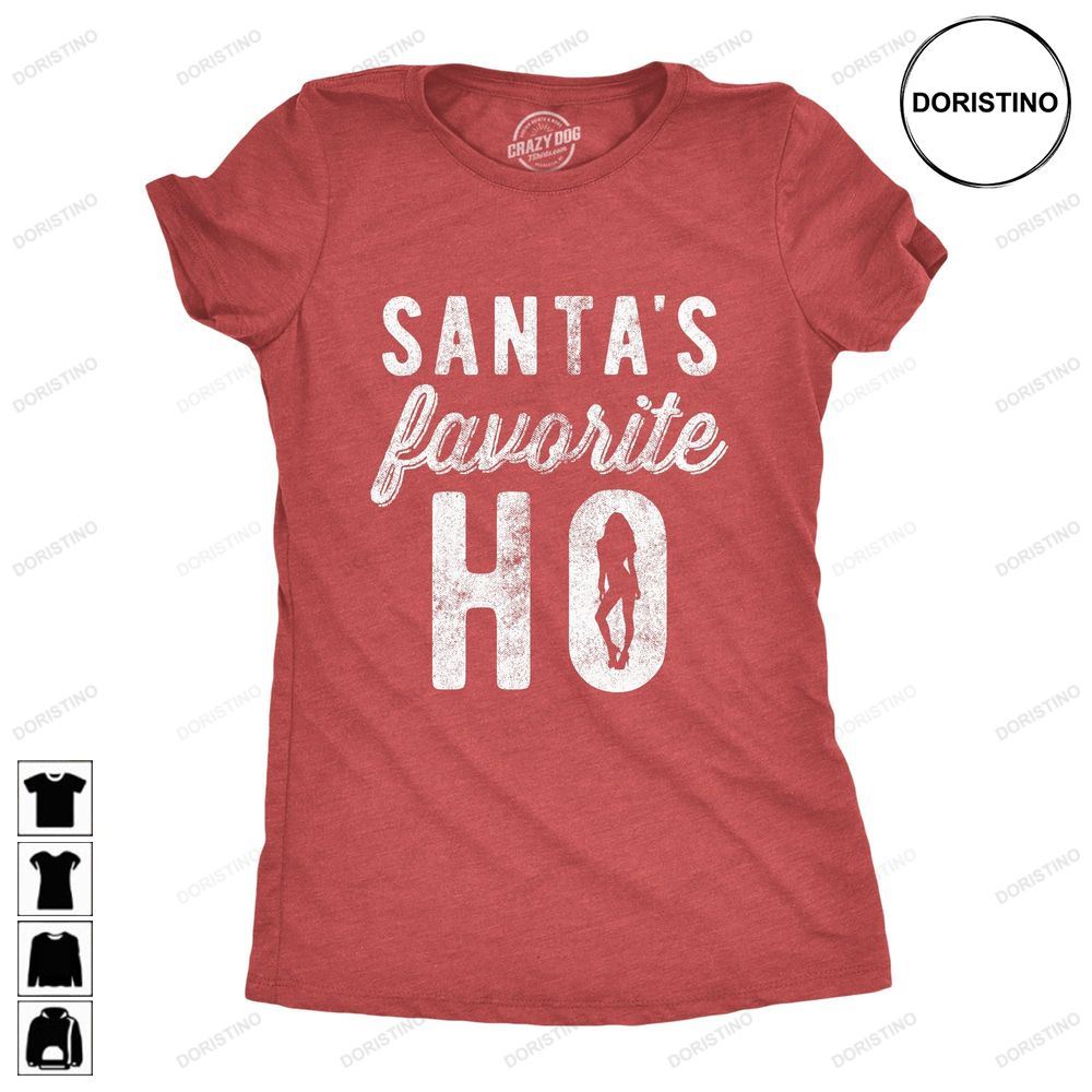 Funny Rude Christmas Santa For Women Limited Edition T-shirts