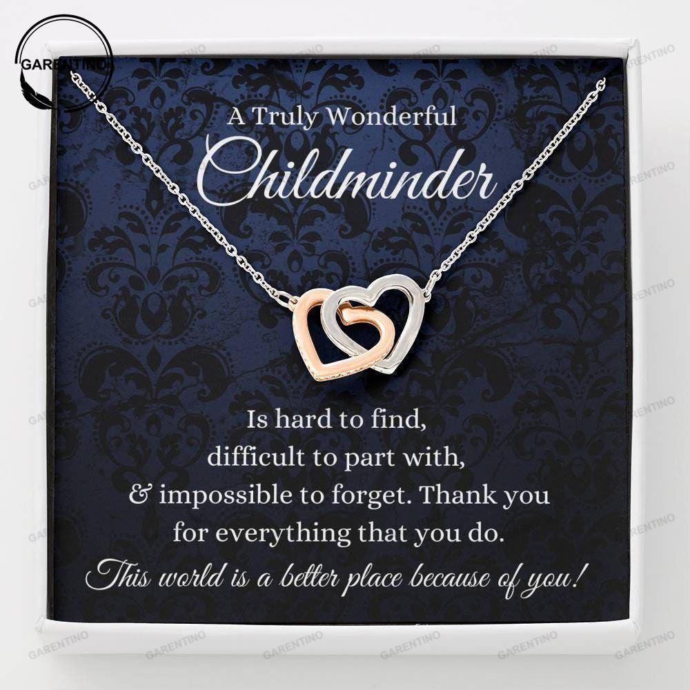 Interlocking Hearts Daycare Teacher Gift For Daycare Provider Gifts  Childminder Thank You Gifts Preschool Teacher Gift