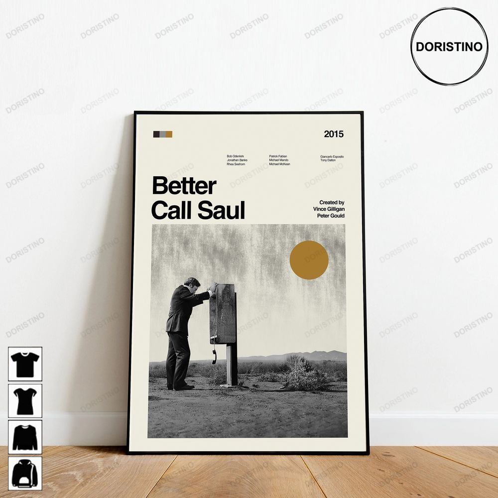 Better Call Saul Retro Movie Minimalist Art Retro Modern Vintage 85fhl Awesome Poster (No Frame)