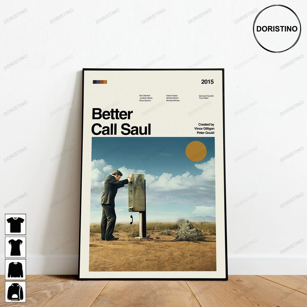 Better Call Saul Retro Movie Minimalist Art Retro Modern Vintage Umaue Limited Edition Posters (No Frame)