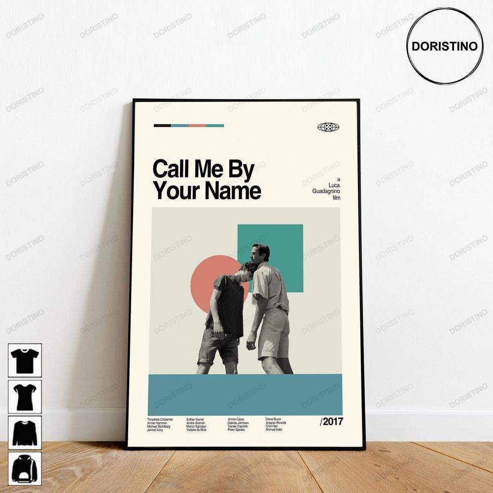 Call Me By Your Name Retro Movie Minimalist Art Retro Modern Vintage Gifts Art Awesome Poster (No Frame)