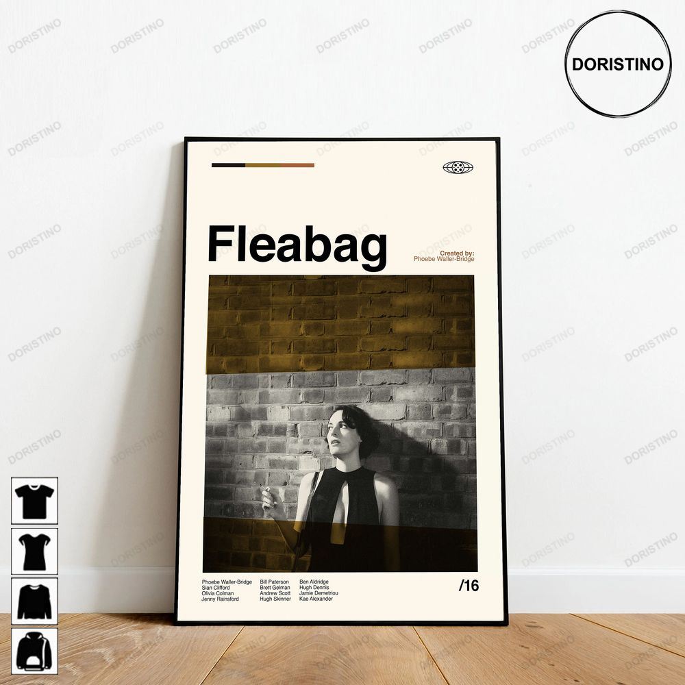 Fleabag Retro Movie Minimalist Art Retro Modern Vintage Awesome Poster (No Frame)