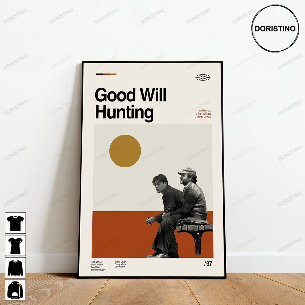 Good Will Hunting Retro Movie Minimalist Art Retro Modern Vintage Awesome Poster (No Frame)