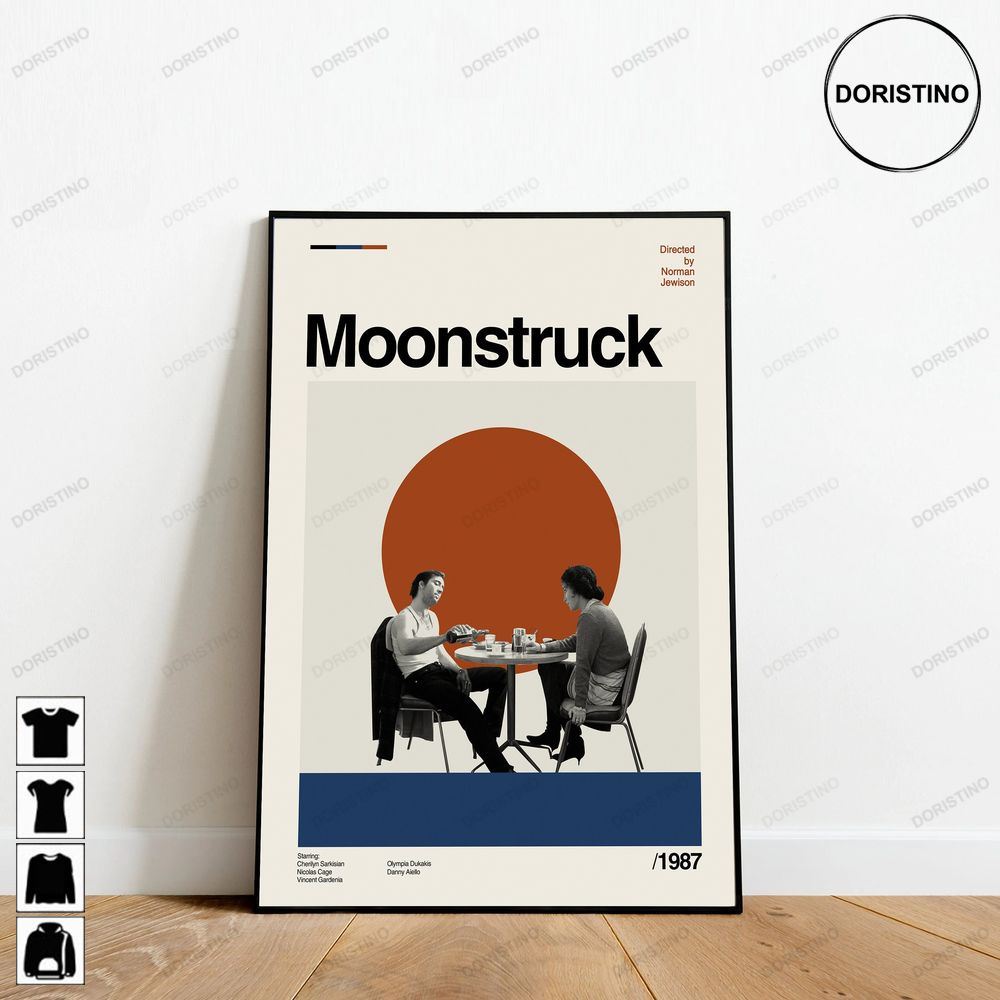 Moonstruck Print Retro Movie Minimalist Art Retro Modern Vintage Gifts Limited Edition Posters (No Frame)