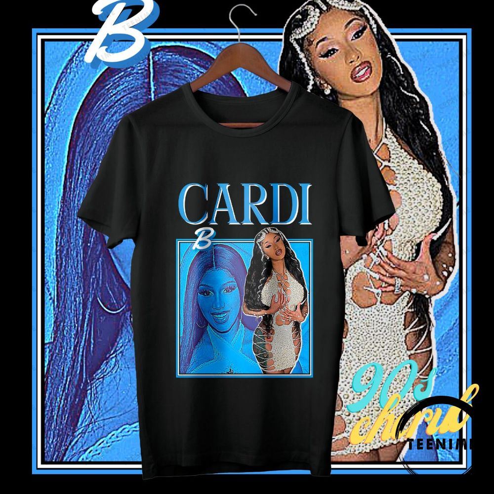 Cardi B 90s Celebrity Graphic Tee Awesome T-shirt