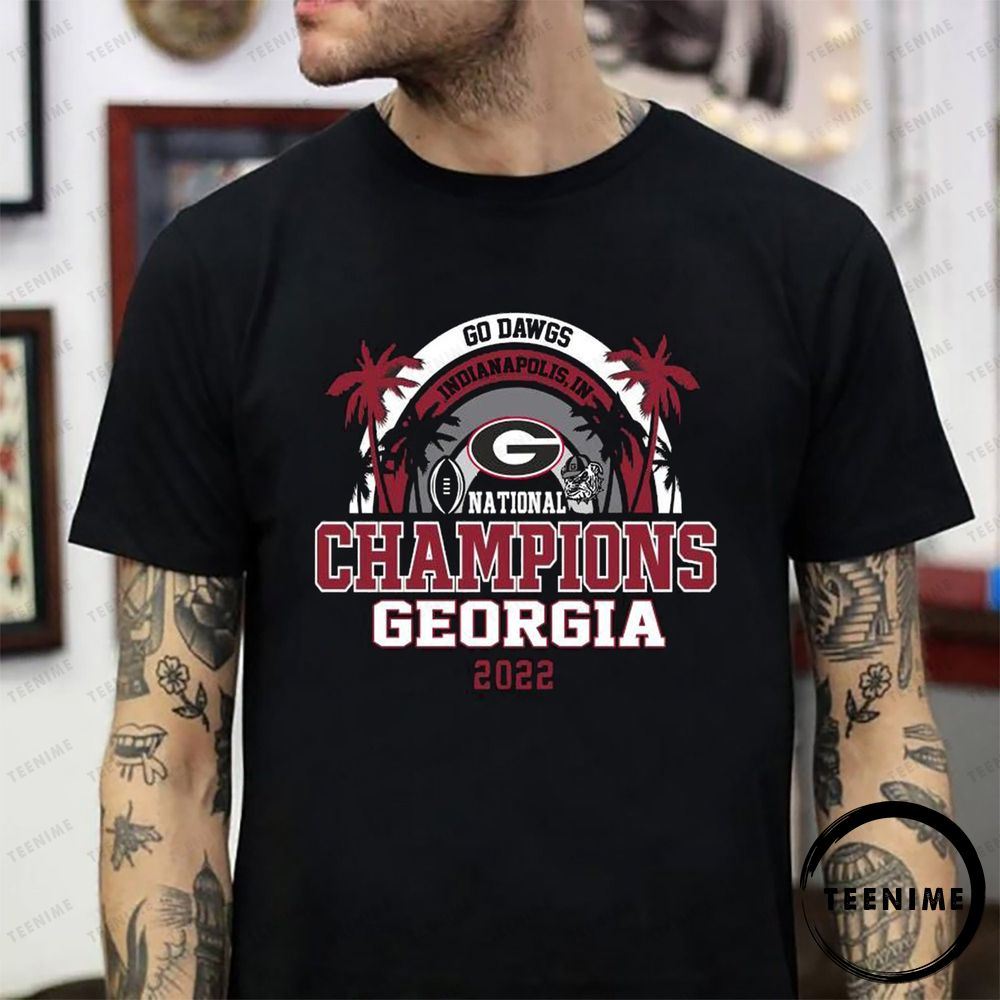 Champions 2021 Uga Georgia Football Bulldogs Braves Awesome T-shirt