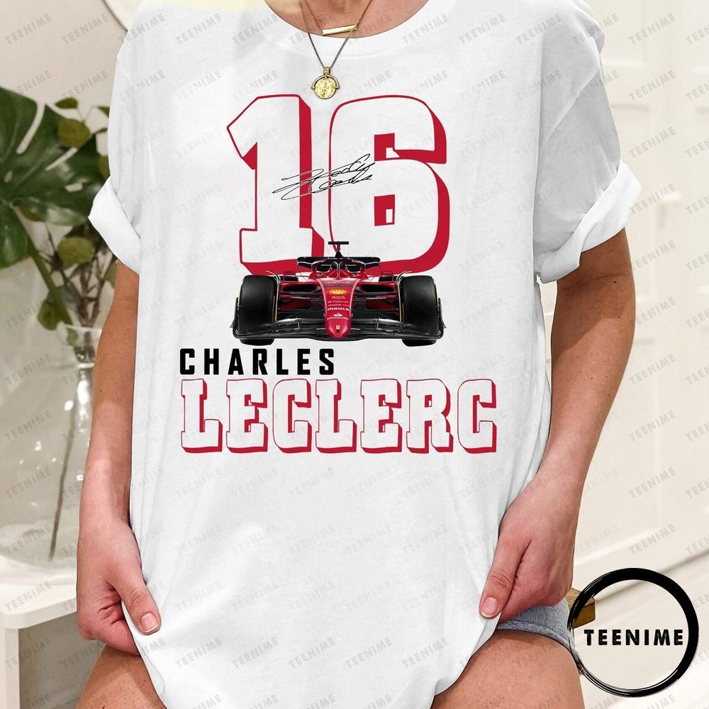 Charles Leclerc Formula One F1 Ferrari Racing Awesome T-shirt