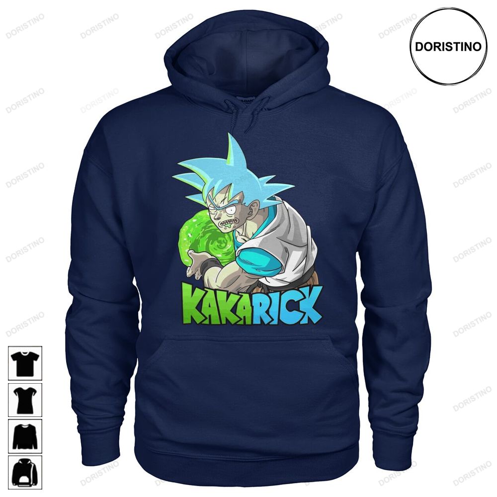 Kakarick Dragon Ball Son Goku Mix Rick And Morty Limited Edition T-shirt