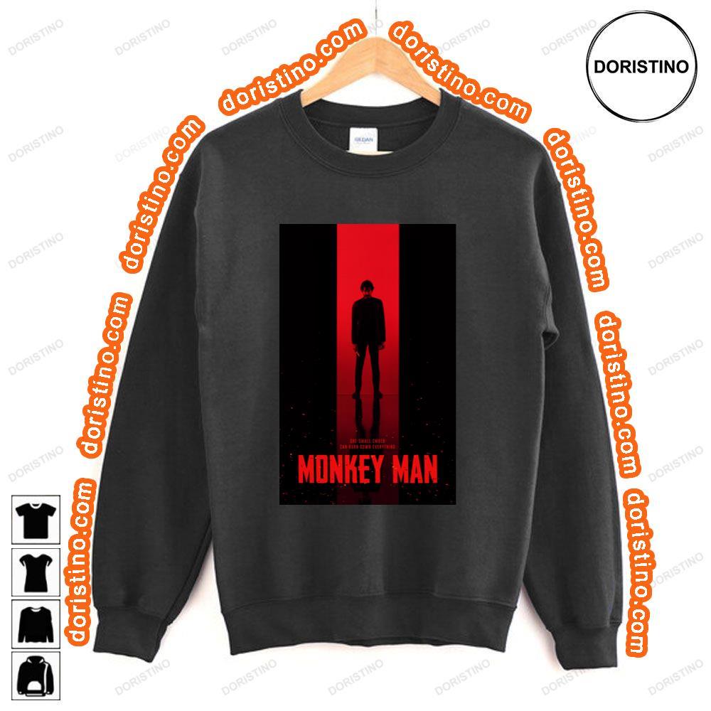 2024 Monkey Man Movie Sweatshirt Long Sleeve Hoodie