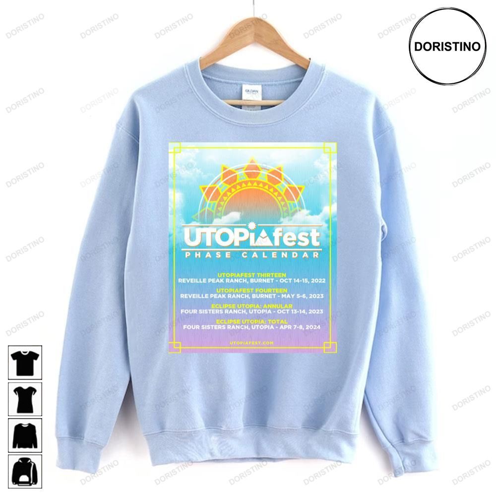 2022 2023 Tour 2024 Utopiafest Limited Edition T-shirts