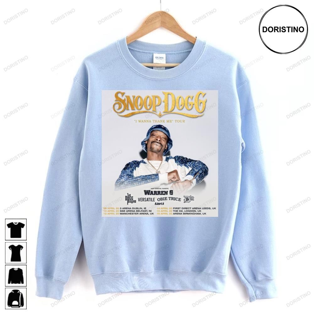 April Snoop Dogg I Wanna Thank Me 2023 Tour Trending Style