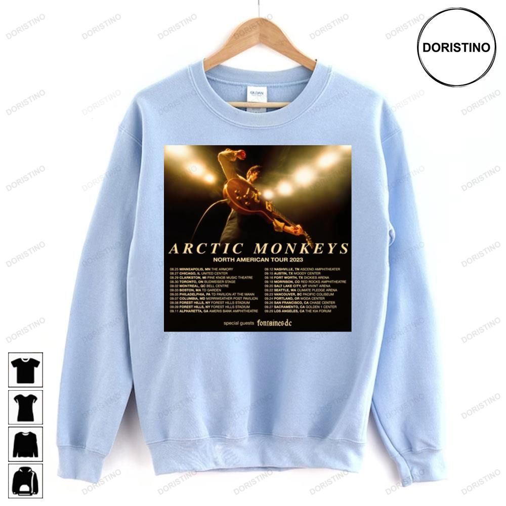 Arctic Monkeys North American 2023 Tour Limited Edition T-shirts