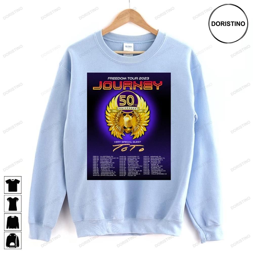Freedom 2023 Tour Journeey Toto Awesome Shirts