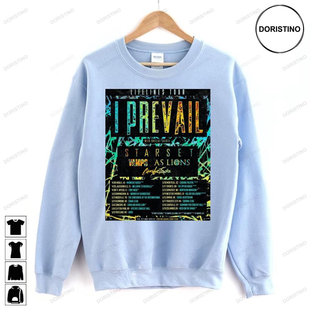 I Prevail Starset Limited Edition T-shirts