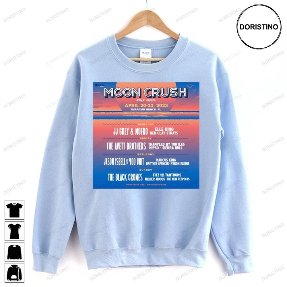 Miramar Beach Moon Crush 2023 Tour Limited Edition T-shirts