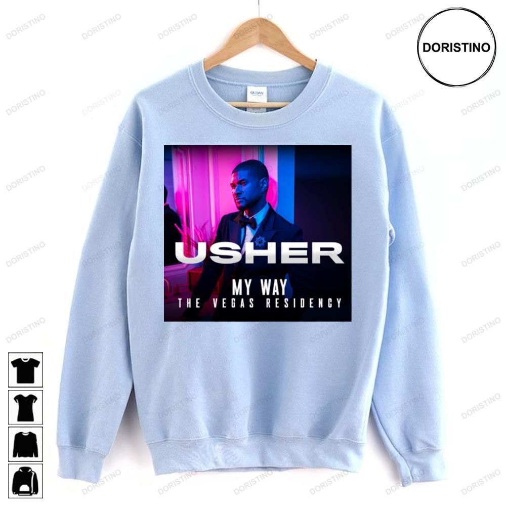 My Way The Vegas Residency Usher Limited Edition T-shirts